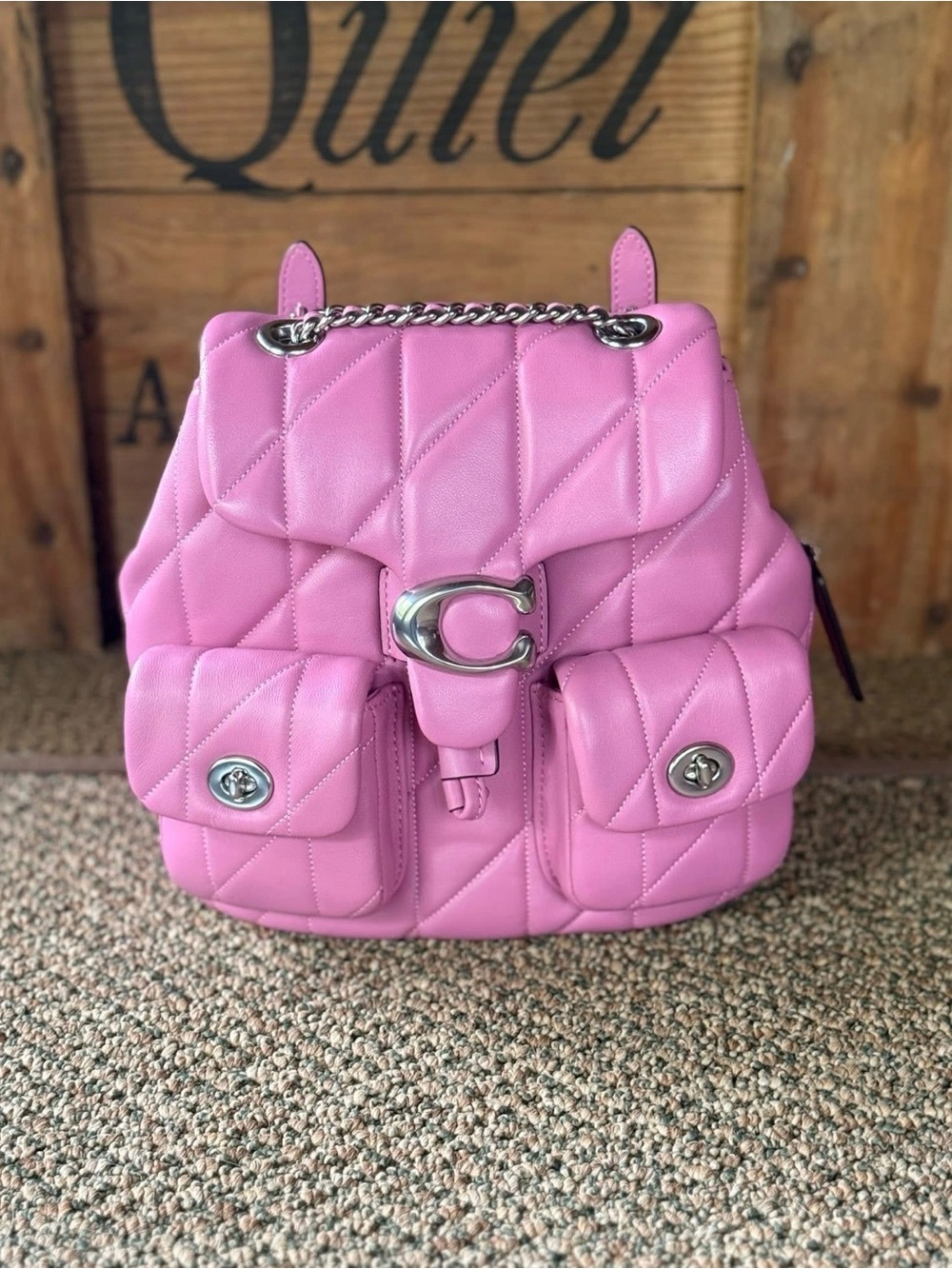 Coach Quilted Tabby Backpack